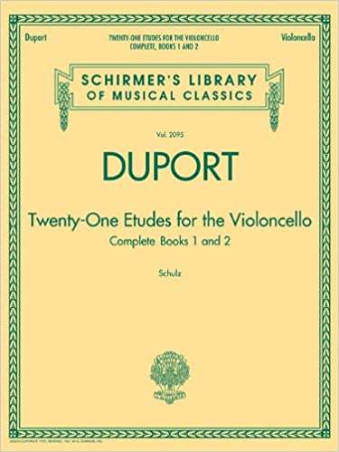 Hal Leonard Duport Twenty-one Etudes for the Violoncello books 1&2 Vol. 2095