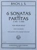 Hal Leonard J.S. Bach Six Sonatas and Partitas for Violin Solo