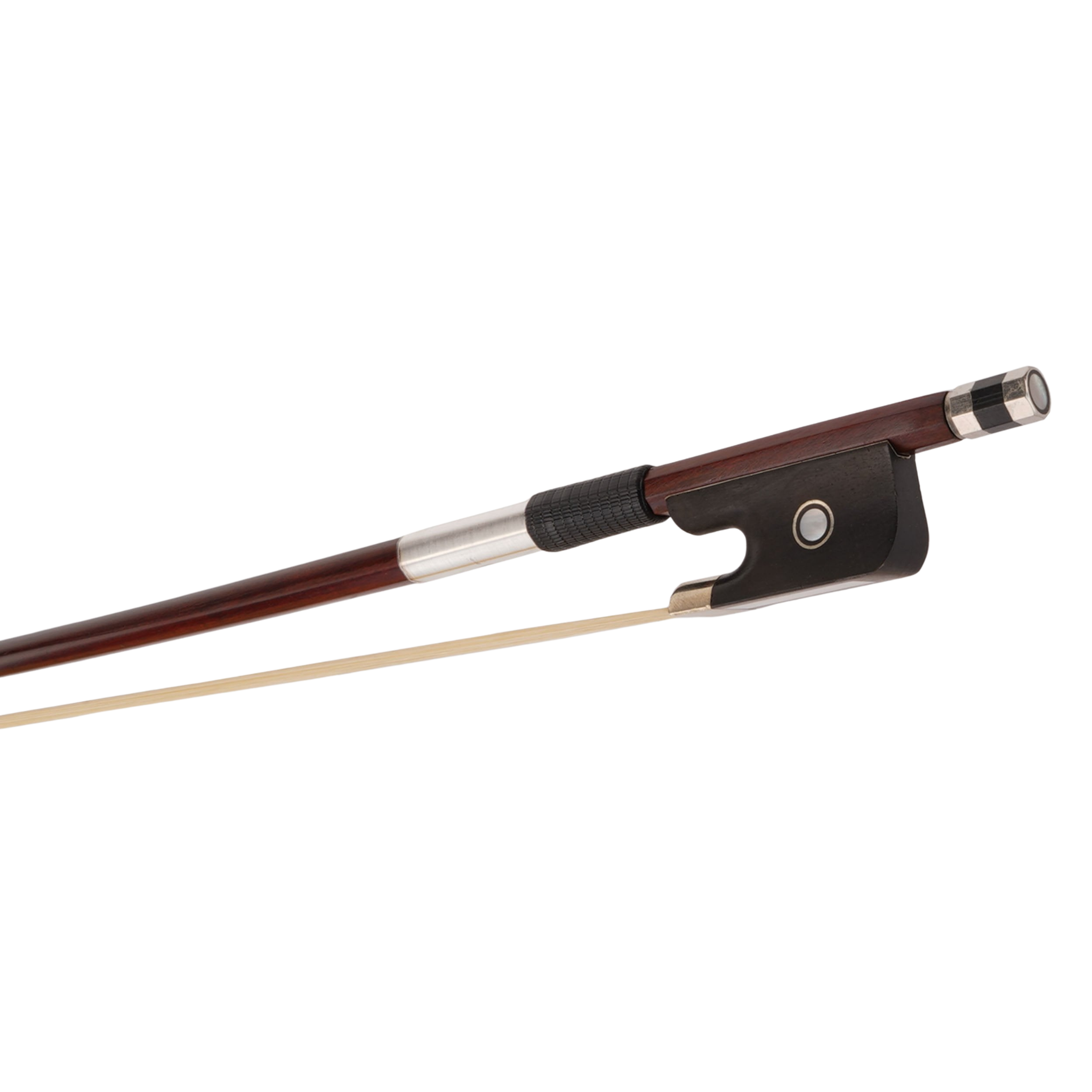 thumbnail image 2 of WinsterBow Carbon Fiber Cello Bow 4/4 - Unbleached Black Horse Hair Art No.VCB108 2 of 13