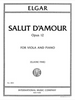 Elgar Salut D'AMOUR Op.12 for Viola and Piano #3851