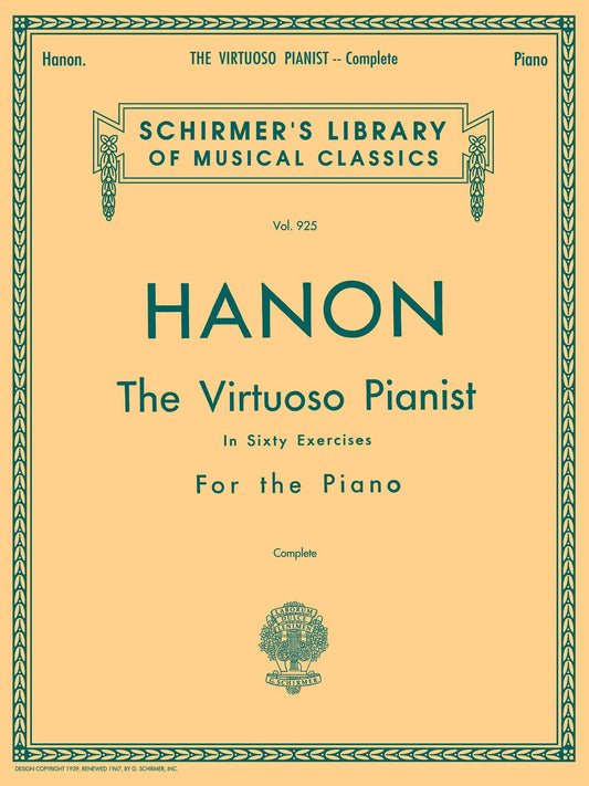 Hanon Virtuoso Pianist Complete Book