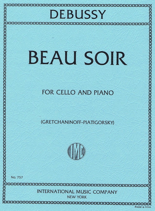 IMC Debussy C Beau Soir 757