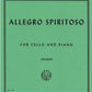 IMC Senaille Allegro Spiritoso for cello and piano No.773