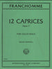 IMC Franchomme 12 Caprices Opus 7 For Cello Solo No. 854