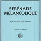 IMC Tchaikovsky Serenade Melancolique for violin and piano 3558