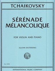IMC Tchaikovsky Serenade Melancolique for violin and piano 3558