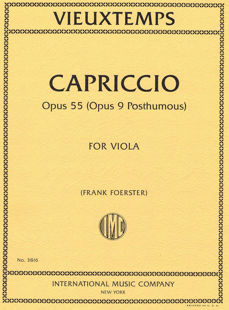 IMC Vieuxtemps Capriccio No.3816