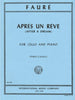 IMC Faure After a Dream For Cello and Piano No. 540