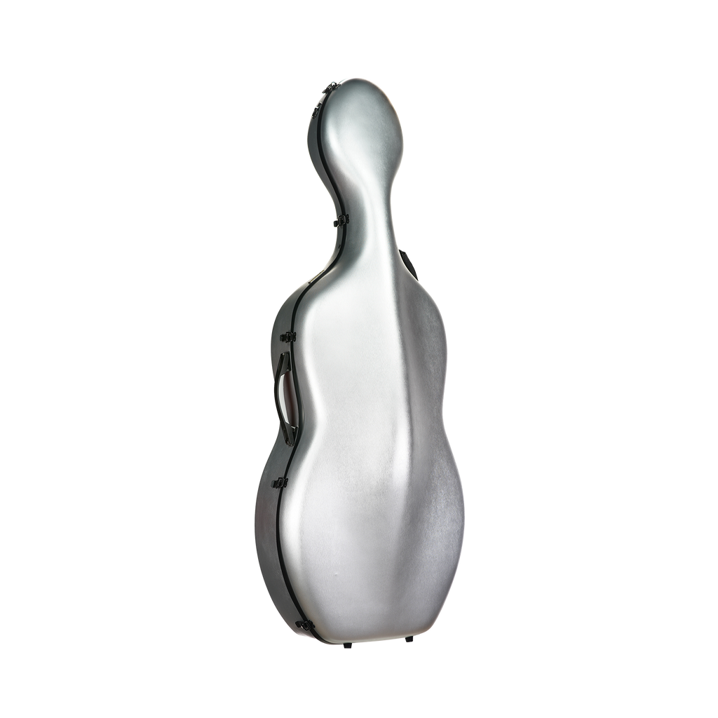 Primo CC-6365 Poly Carbon Varié Cello Case-silver