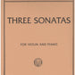 IMC Brahms Three Sonatas for Violin and Piano No. 1100