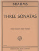 IMC Brahms Three Sonatas for Violin and Piano No. 1100