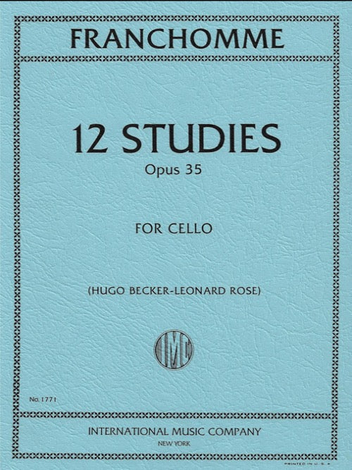 IMC Franchomme 12 Studies Opus 35 for Cello No. 1771