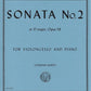 IMC Mendelssohn Sonata No. 2 in D major Opus 58 for Violoncello and Piano No. 3310