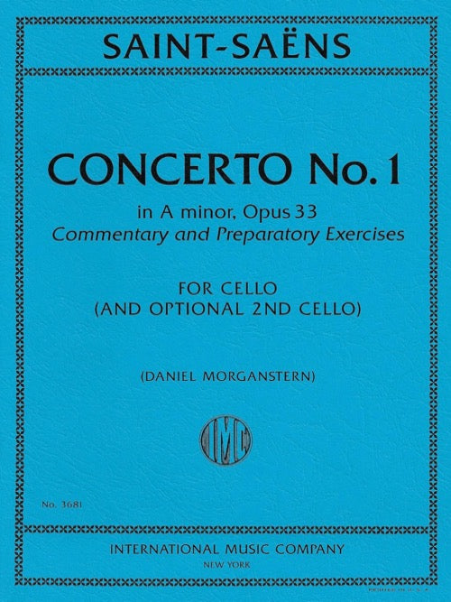 IMC Saint Saens Concerto No. 1 in A minor Op. 33 for Cello No. 3681