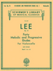 Hal Leonard Lee Op. 31 Forty Melodic and Progressive Etudes For Violoncello Book 1