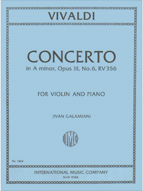 IMC Vivaldi A Concerto in A 1864