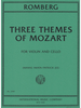 IMC Three Themes of Mozart for Violin and Cello - Romberg No. 3749