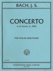 IMC Concerto in D Minor S. 1052 for Violin and Piano No. 1088