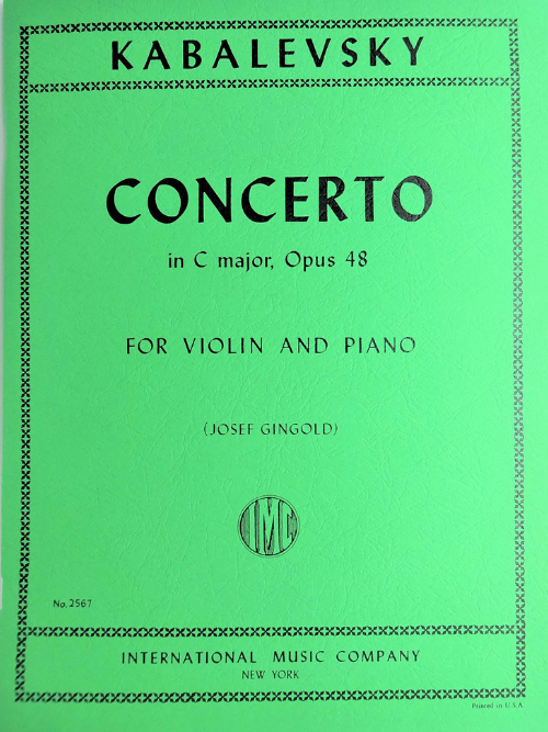 IMC Concerto in C major Op. 48 for Violin and Piano No.2567