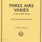 IMC Paganini Three Airs Varies No. 3755