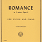 IMC Romance in F minor Op. 11 for Violin and Piano - Dvorak 2873