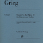 Hal Leonard Grieg - Sonate Fur Klavier und Violine