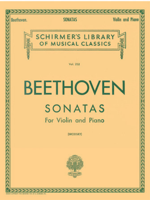 Hal Leonard Beethoven Sonatas For Violin and Piano Vol. 232