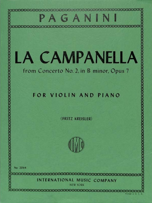 IMC Pagnaini La Campanella from concerto No.2 in B minor, op7 for violin and piano No.2064
