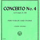 IMC Mozart Concerto No. 4 For Violin and Piano No. 2042