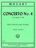 IMC Mozart Concerto No. 4 For Violin and Piano No. 2042