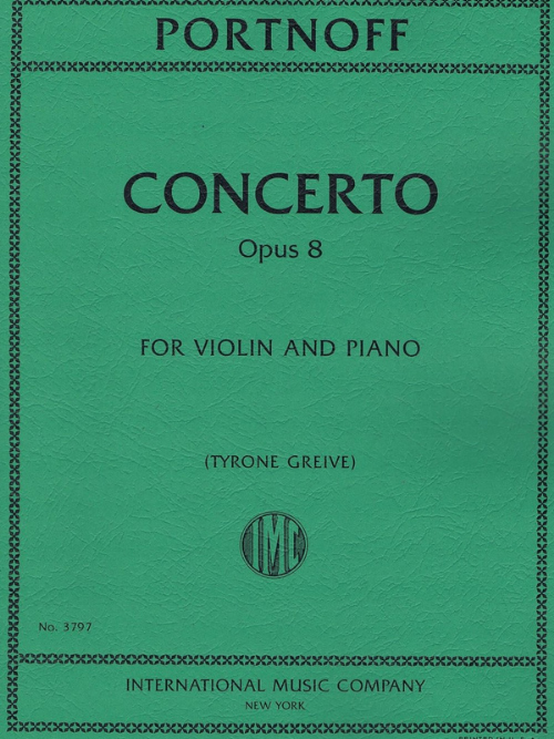 IMC Portnoff Concerto Op. 8 for Violin and Piano -  No. 3797