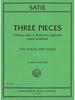 IMC Satie Three Pieces For Violin and Piano No. 3760
