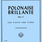 IMC Wieniawski Polonaise Brillante Op. 21 for violin and piano