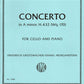 IMC C.P.E. Bach Concerto in A minor H. 432 (Wq. 170) For Cello and Piano No. 3788