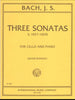 IMC Bach J. S. Three Sonatas S. 1027-1029 For Cello and Piano No. 882