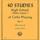 IMC Popper 40 Studies High School for Cello Playing Opus 73 For Cello No. 811