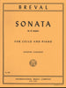 IMC Breval Sonata in G Major For Cello and Piano No. 1882