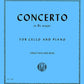 IMC Boccherini Concerto in B Major for Cello and Piano No. 1720
