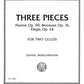 FAURE THREE PIECES Pavane, Op. 50, BERCEUSE, OP. 16, Elegie, OP. 24 for Two Cellos