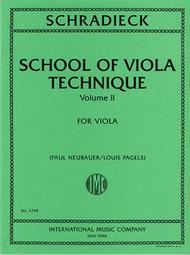 IMC Schradieck School Of Viola Technique Volume 2 No. 3730