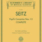 Hal Leonard Seitz, Pupil's Concertos Nos.1-5 Complete for Violin and Piano