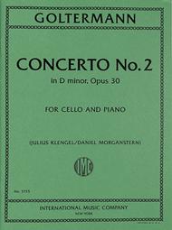 IMC Goltermann Concerto No. 2 in D minor Opus 30 For Cello and Piano No. 3735