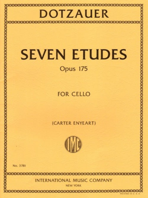 IMC Dotzauer Seven Etudes op175. No. 3781