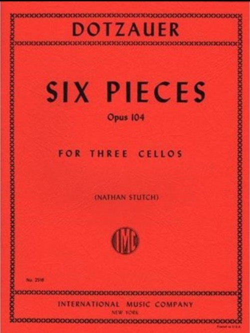 IMC Dotzauer Six Pieces Op.104 for three cellos 2516