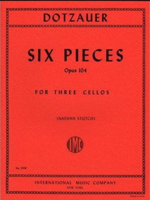IMC Dotzauer Six Pieces Op.104 for three cellos 2516