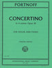 IMC Concerto in A minor Op. 18 for Violin and Piano - Portnoff No. 3774