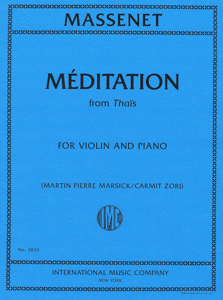 IMC Massenet Meditation from Thais No. 3835