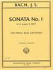 IMC Bach J.S. Sonata No. 1 in G major D. 1027 for String Bass and Piano No. 3747