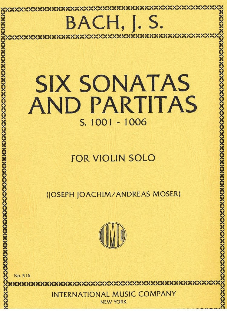 IMC Bach J.S. 6 Sonatas & Patita Violin Solo No.516