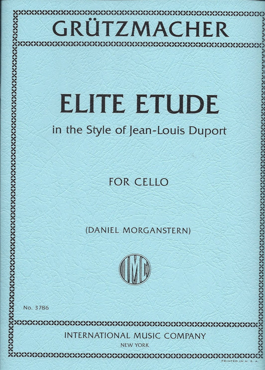 IMC Grutzmacher Elite Etude in the style of Jean-Louis Duport No. 3786